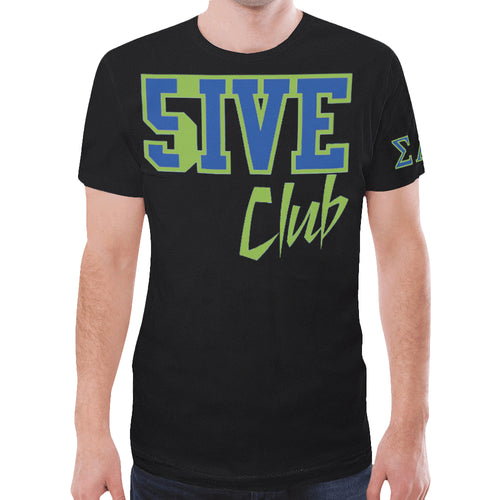SAG New All Over Print T-shirt for Men/Large Size (Model T45)