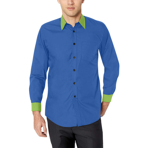 SAG Men's All Over Print Casual Dress Shirt (Model T61)