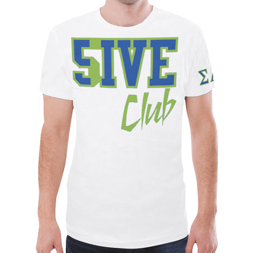 SAG New All Over Print T-shirt for Men/Large Size (Model T45)