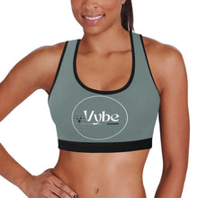 Load image into Gallery viewer, vybe Women&#39;s All Over Print Sports Bra (Model T52)