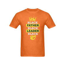 Load image into Gallery viewer, Black father Men&#39;s T-Shirt in USA Size (Front Printing Only)