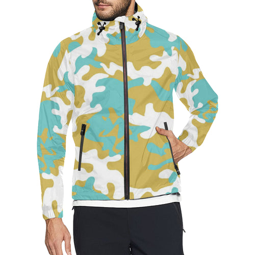 PYT All Over Print Windbreaker for Men (Model H23)