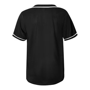 pyt black All Over Print Baseball Jersey for Men (Model T50)