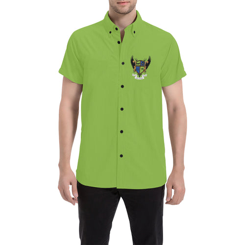Sigma Alpha Gamma Men's All Over Print Short Sleeve Shirt (Model T53)