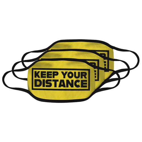 distance Mouth Mask (Pack of 3)
