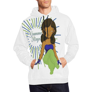 gamma lady All Over Print Hoodie for Men (USA Size) (Model H13)