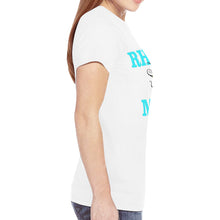 Load image into Gallery viewer, PYT white New All Over Print T-shirt for Women (Model T45)