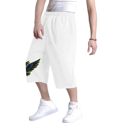 Sigma Alpha Gamma Men's All Over Print Baggy Shorts (Model L37)
