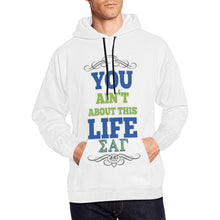 Load image into Gallery viewer, life All Over Print Hoodie for Men (USA Size) (Model H13)