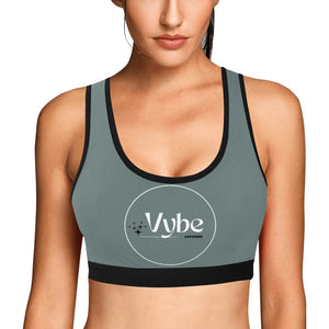 vybe Women's All Over Print Sports Bra (Model T52)