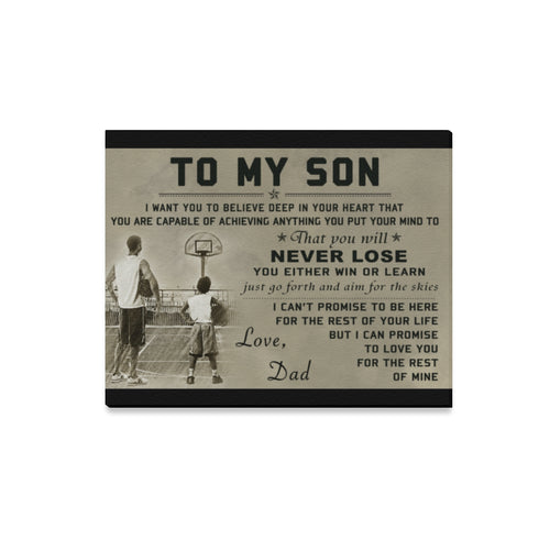 To my son Canvas Print 20