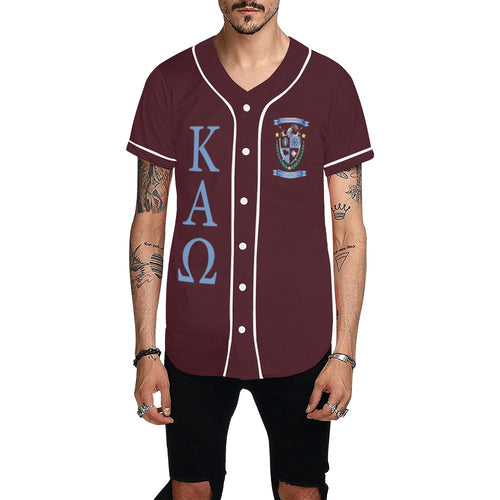 KAO All Over Print Baseball Jersey for Men (Model T50)