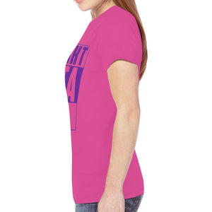 LSS New All Over Print T-shirt for Women (Model T45)