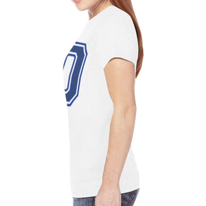 Zeta New All Over Print T-shirt for Women (Model T45)