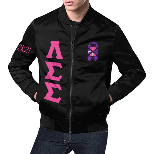 VIVACIOUS LSS All Over Print Bomber Jacket for Men (Model H19)