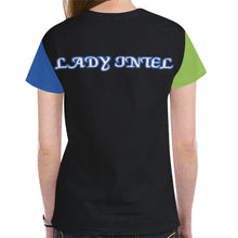 Load image into Gallery viewer, lady intel New All Over Print T-shirt for Women (Model T45)