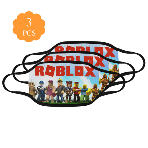 Roblox Mouth Mask (Pack of 3)