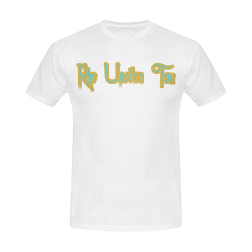 White Pyt All Over Print T-Shirt for Men (USA Size) (Model T40)