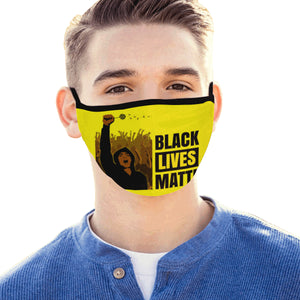 Black lives matter Mouth Mask (60 Filters Included)