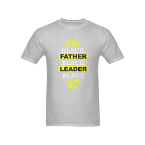 Black father Men's T-Shirt in USA Size (Front Printing Only)