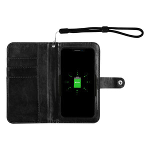 oes Flip Leather Purse for Mobile Phone/Large (Model 1703)