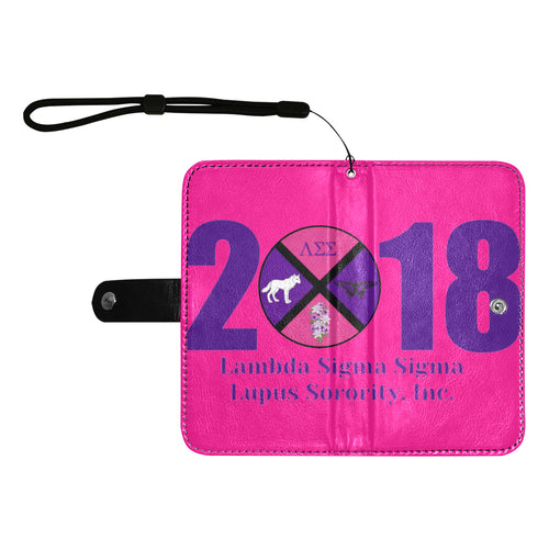 lss Flip Leather Purse for Mobile Phone/Large (Model 1703)