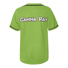 Load image into Gallery viewer, Gamma Ray green All Over Print Baseball Jersey for Men (Model T50)