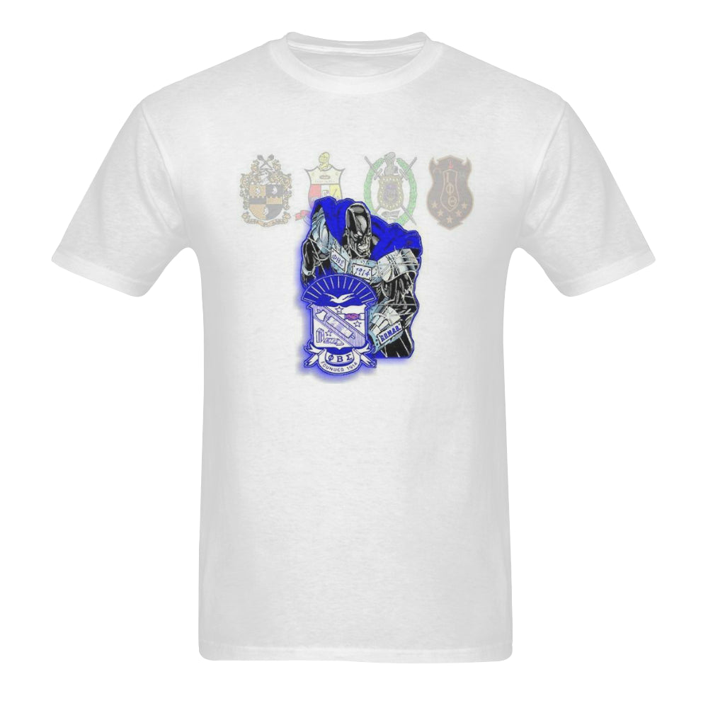 pbs Men's Heavy Cotton T-Shirt (White-Two Side Printing)