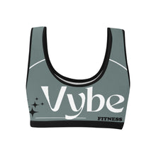 Load image into Gallery viewer, vybe Women&#39;s All Over Print Sports Bra (Model T52)