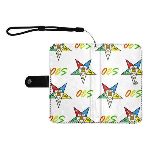 oes Flip Leather Purse for Mobile Phone/Large (Model 1703)