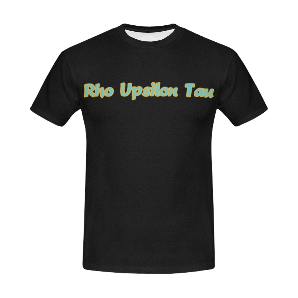 Black PYT All Over Print T-Shirt for Men (USA Size) (Model T40)