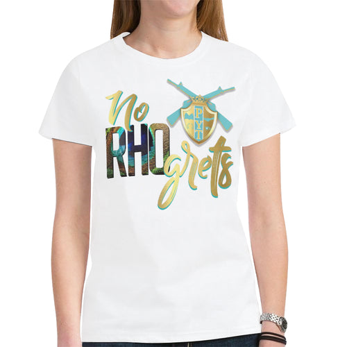 PYT white New All Over Print T-shirt for Women (Model T45)