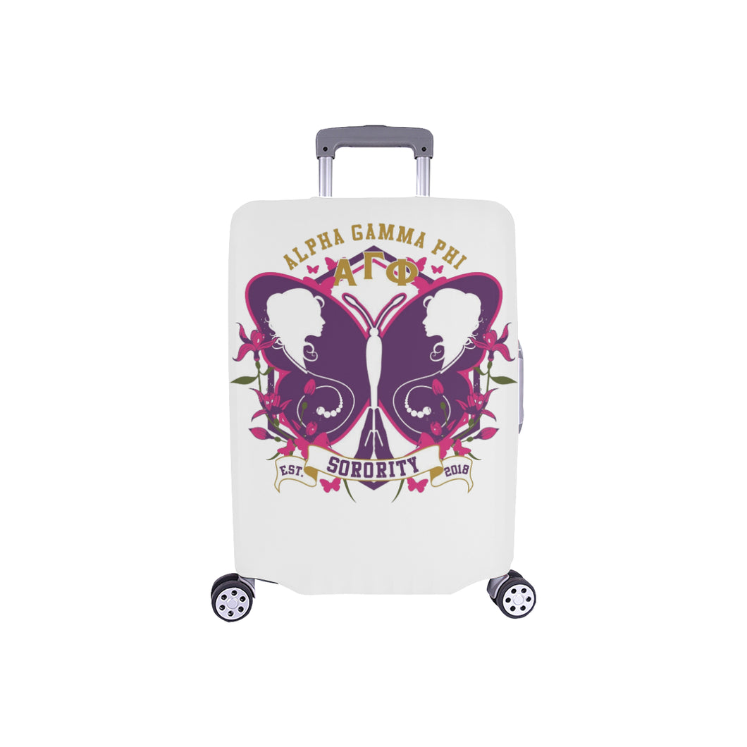Alpha Gamma Phi Luggage Cover/Small 24'' x 20''