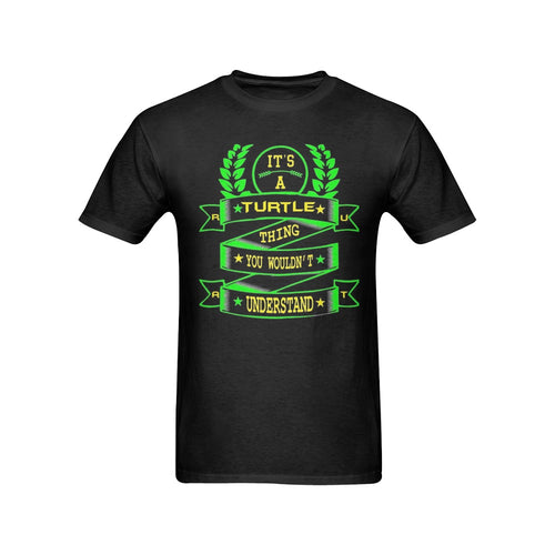 turtle Men's T-Shirt in USA Size (Front Printing Only)