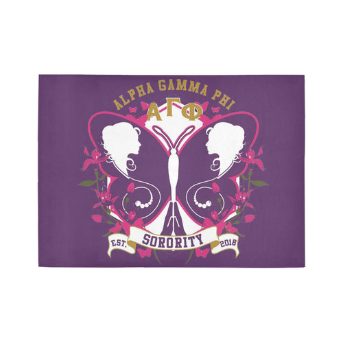 Alpha Gamma Phi Area Rug7'x5'