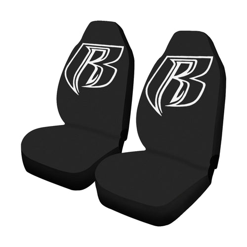 White RR Car Seat Covers (Set of 2)