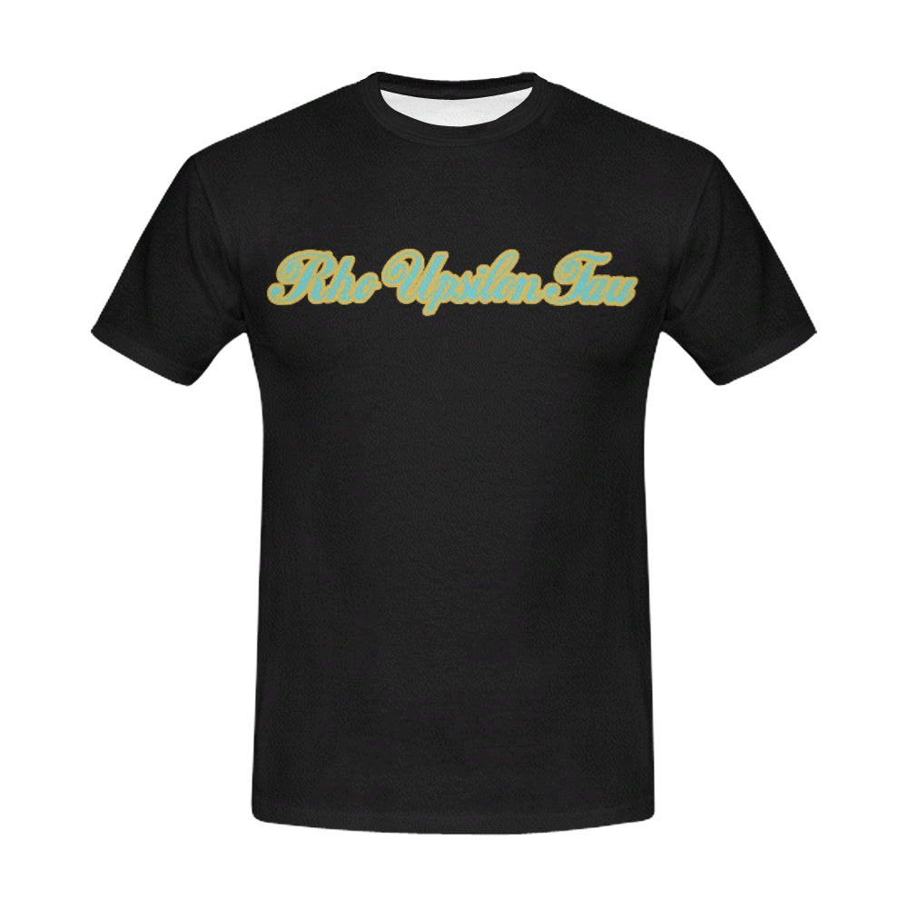 Black Pyt All Over Print T-Shirt for Men (USA Size) (Model T40)