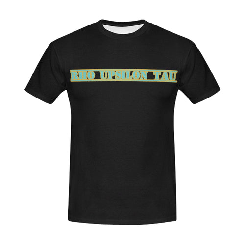 Black Pyt All Over Print T-Shirt for Men (USA Size) (Model T40)