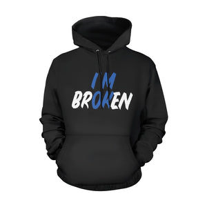 ImBroken All Over Print Hoodie for Men (USA Size) (Model H13)