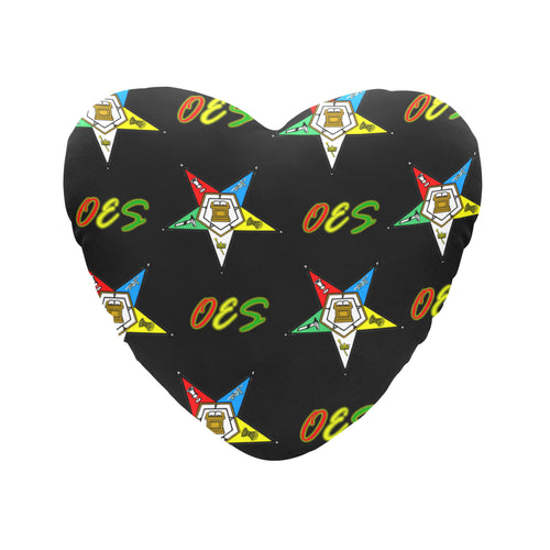 mason/oes Heart-Shaped Pillow (Two Sides)