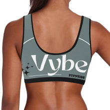 Load image into Gallery viewer, vybe Women&#39;s All Over Print Sports Bra (Model T52)