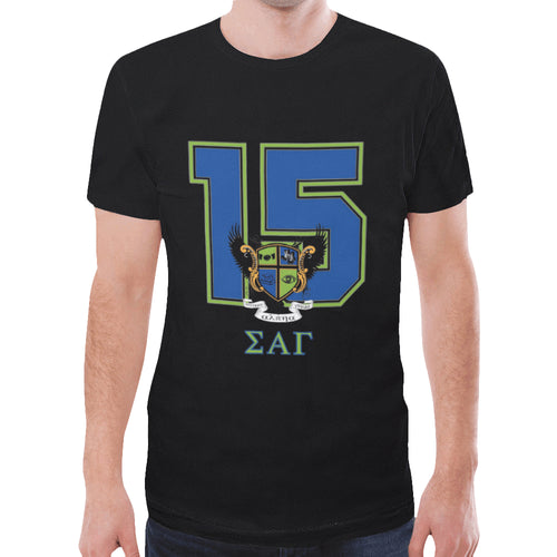 15 with crest 4-5xl New All Over Print T-shirt for Men/Large Size (Model T45)