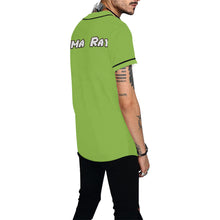 Load image into Gallery viewer, Gamma Ray green All Over Print Baseball Jersey for Men (Model T50)