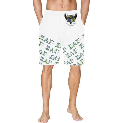 SAG All Over Print Basketball Shorts with Pocket
