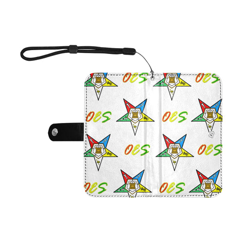 oes Flip Leather Purse for Mobile Phone/Small (Model 1704)