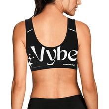 Load image into Gallery viewer, vybe Women&#39;s All Over Print Sports Bra (Model T52)