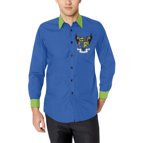 SAG Men's All Over Print Casual Dress Shirt (Model T61)
