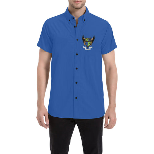 Sigma Alpha Gamma Men's All Over Print Short Sleeve Shirt (Model T53)