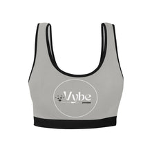 Load image into Gallery viewer, vybe Women&#39;s All Over Print Sports Bra (Model T52)