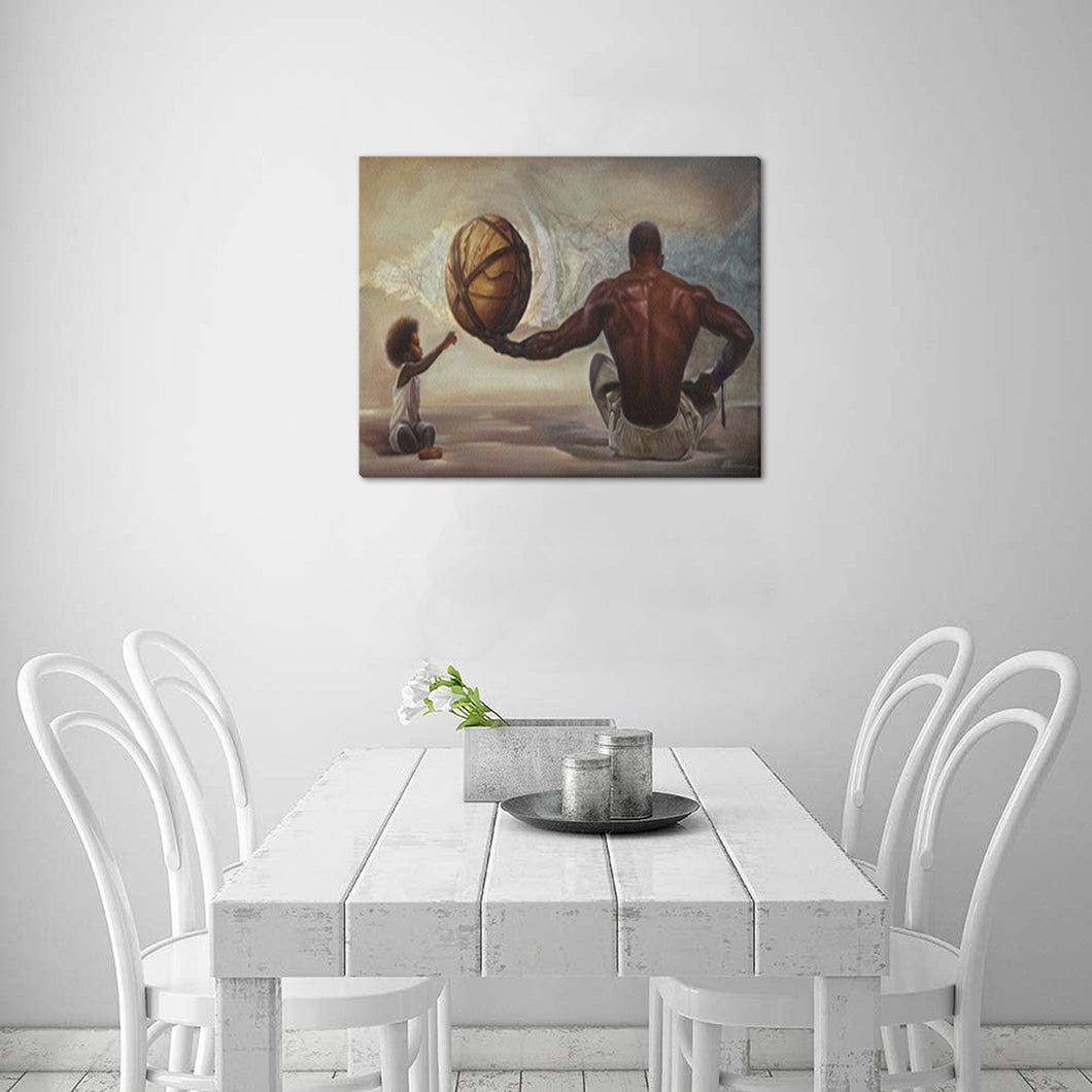 It's yours Frame Canvas Print 20